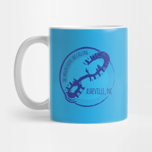 The Mountains Are Calling - Asheville, NC - Blue 27 Mug